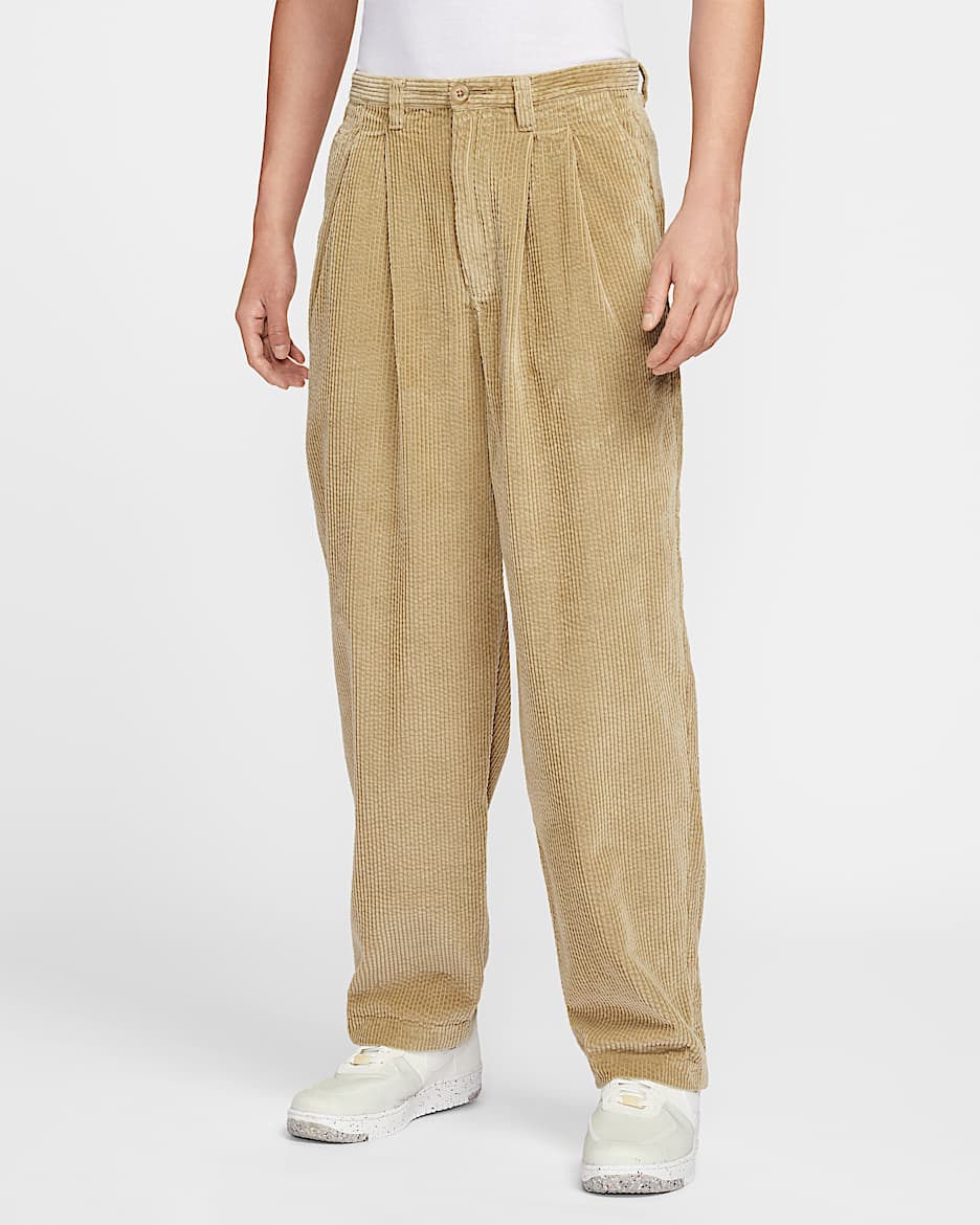 Nike Life Library 男子灯芯绒长裤 - 杏茶色/杏茶色