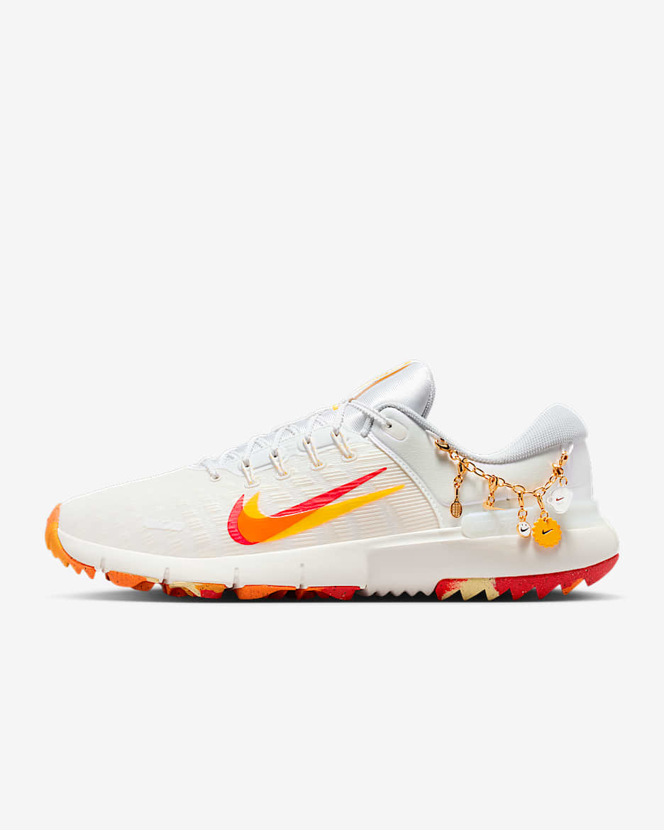 Nike Free Golf "Nelly Korda" 男/女高尔夫球鞋 - 白色/帆白/多色