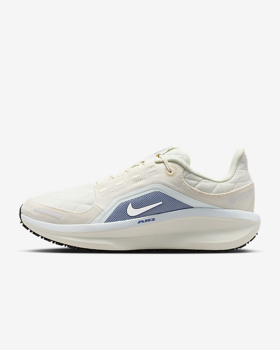 Nike Winflo 11 GORE-TEX 女子防水公路跑步鞋 - 帆白/足球灰/灰石板蓝/淡象牙白