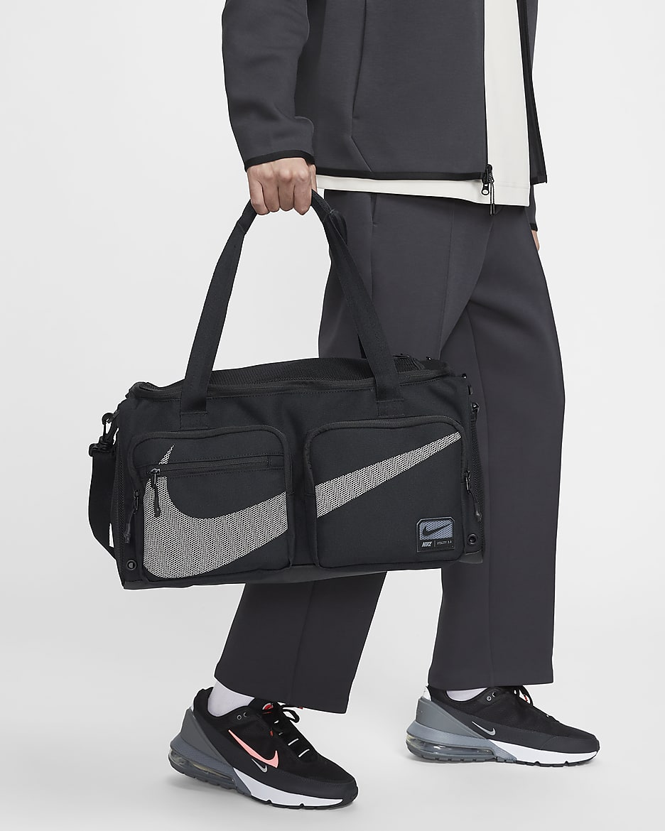 Nike Utility Power 2.0 行李包 - 黑/黑/暗烟灰