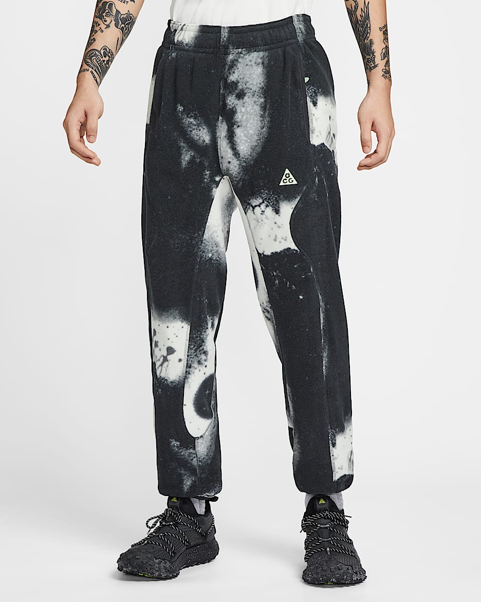 Nike ACG "Wolf Tree" 男子摇粒绒长裤 - 煤黑/黑/山峰白