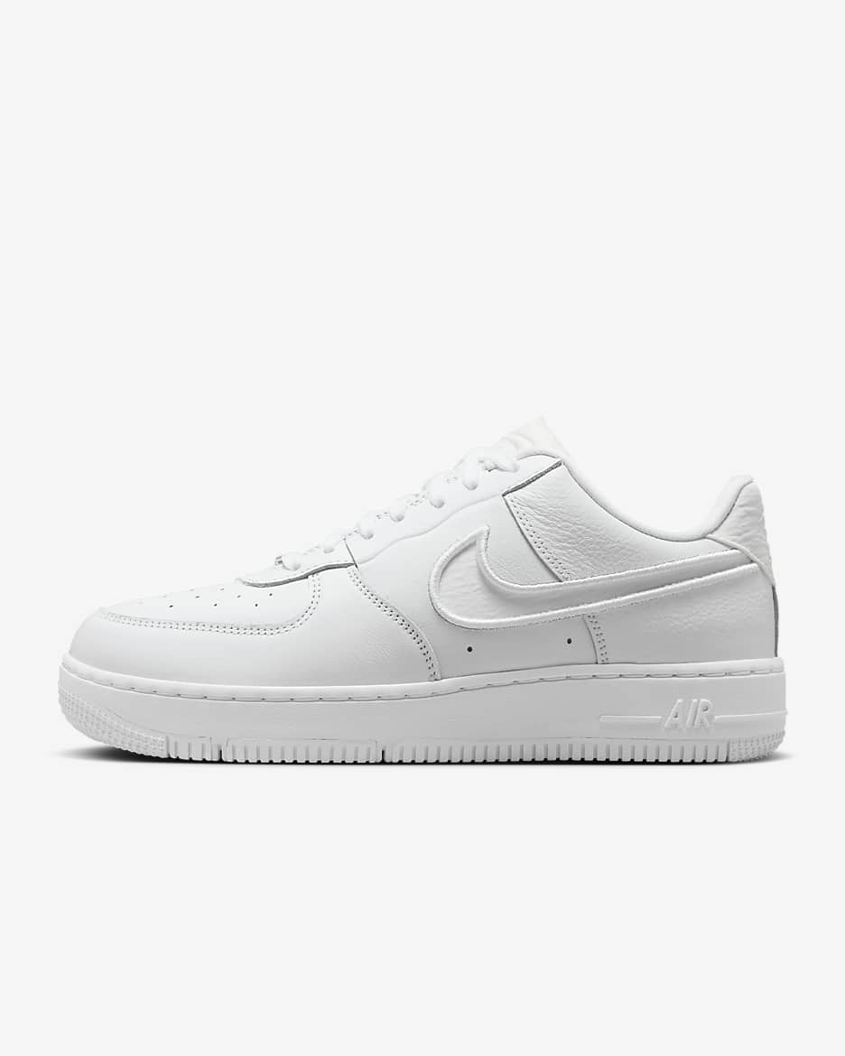 Nike Air Force 1 Dance 街舞系列女子空军一号运动鞋 - 白色/白色/金属银/白色