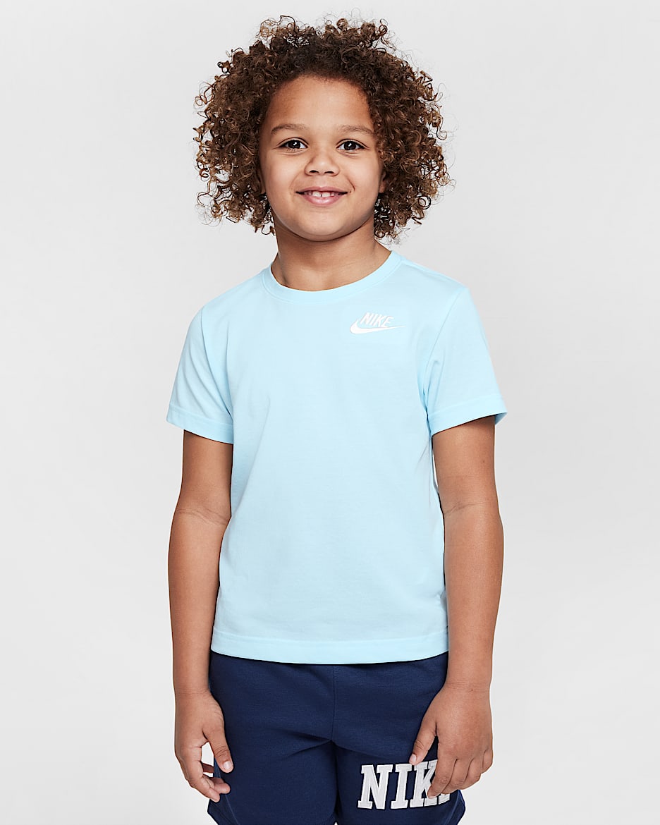 Nike Sportswear 幼童T恤 - 冰川蓝