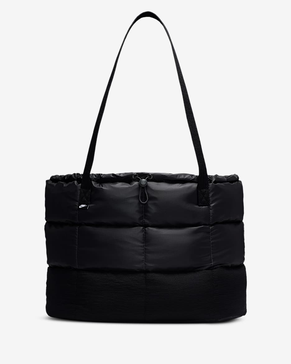 Nike Sportswear Puffle 托特包 - 黑/煤黑/白色