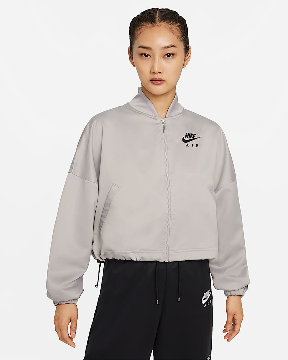 Nike Air 女子夹克 - 大学灰/黑
