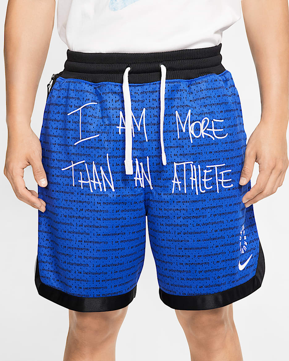 Nike DNA LeBron "More Than An Athlete" 男子篮球短裤 - 超蓝/黑/白色