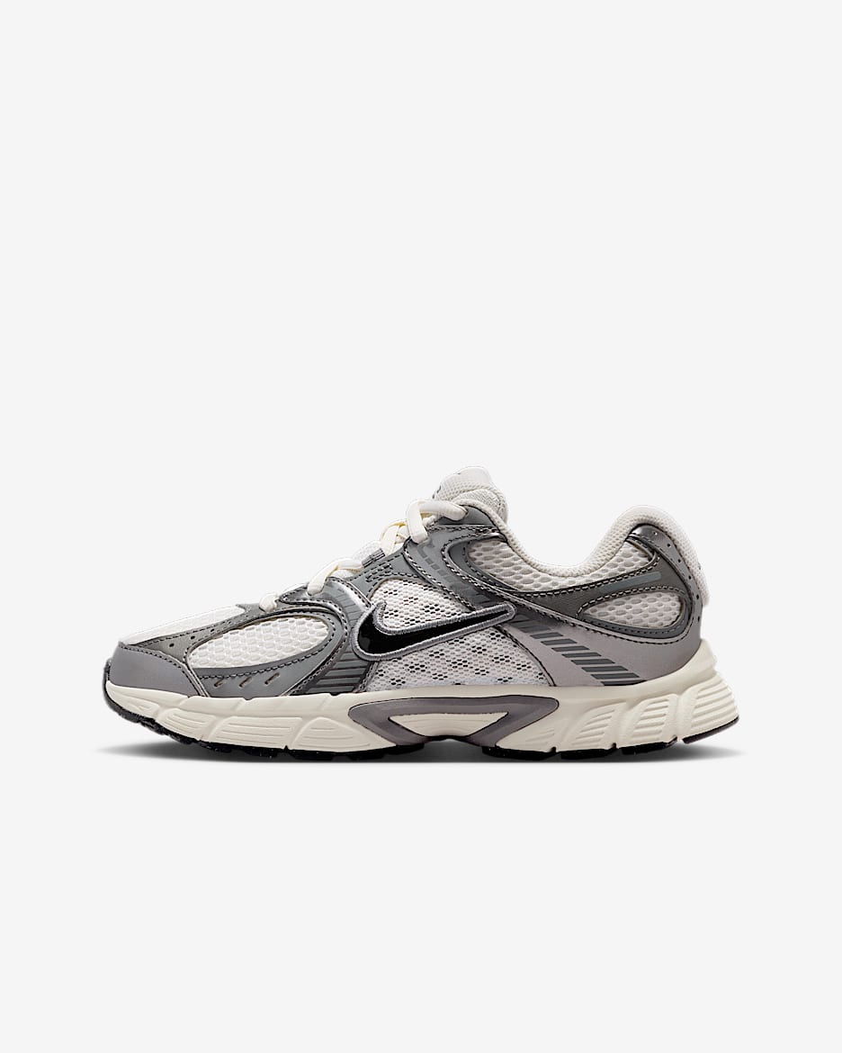 Nike V5 RNR 大童运动鞋 - 幻影灰白/笔尖灰黑色/黑