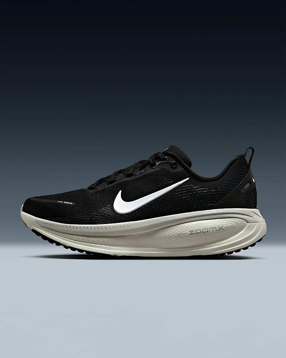 Nike Vomero 18 耐克迈柔男子公路跑步鞋 - 黑/椰奶色/浅铁矿石灰/山峰白
