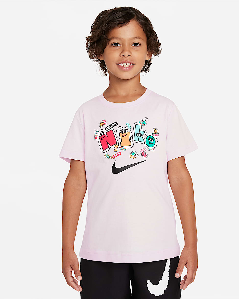 Nike 幼童T恤 - 泡沫粉