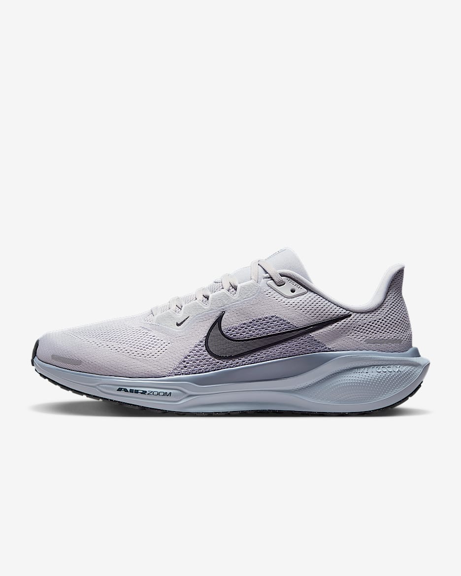 Nike Pegasus 41 耐克飞马男子公路跑步鞋 - 白金色/浅军械蓝/灰石板蓝/煤黑
