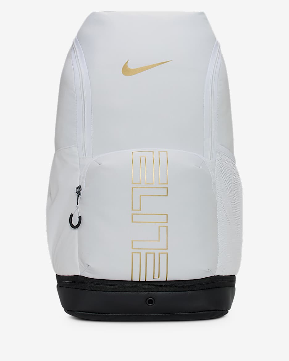 Nike Varsity Elite 双肩包 - 白色/黑/金属色