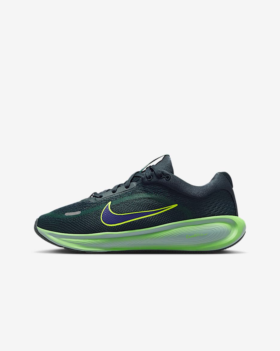 Nike Stellar Ride 大童跑步鞋 - 海藻绿/冷杉绿/大炮灰/沙紫