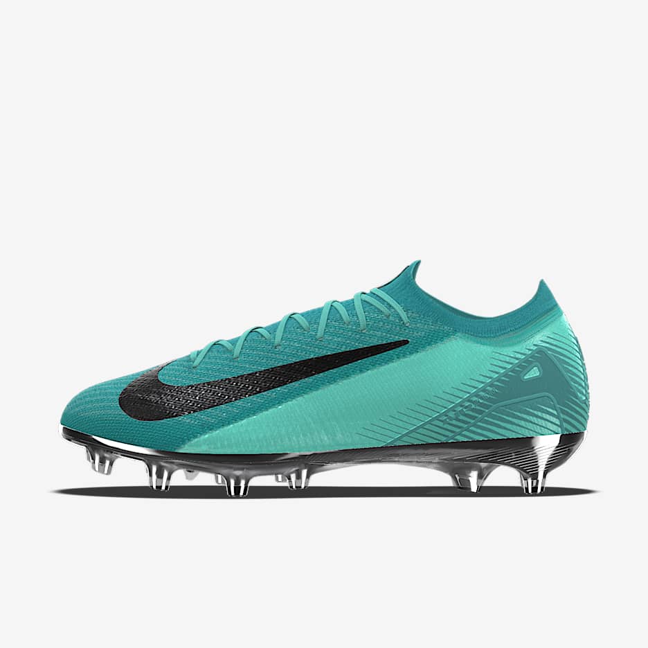 Nike Mercurial Vapor 16 Elite By You 耐克刺客系列专属定制人造草地低帮足球鞋 - 宝石绿/仙人掌绿/宝石绿