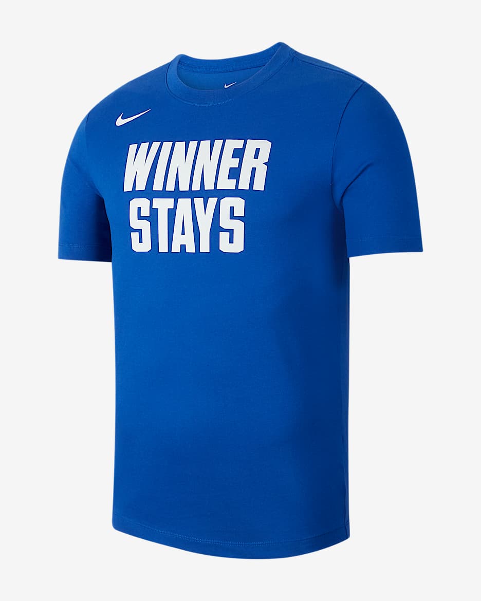 Nike Dri-FIT Winner 男子篮球T恤 - 游戏宝蓝