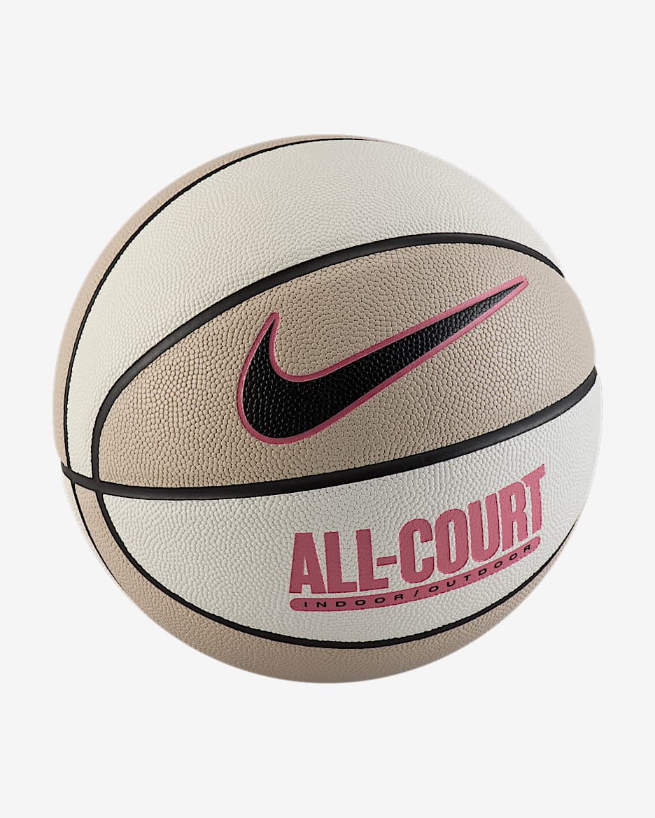 Nike Everyday All-Court 8P 篮球 - 帆白/黑/牡丹红/黑