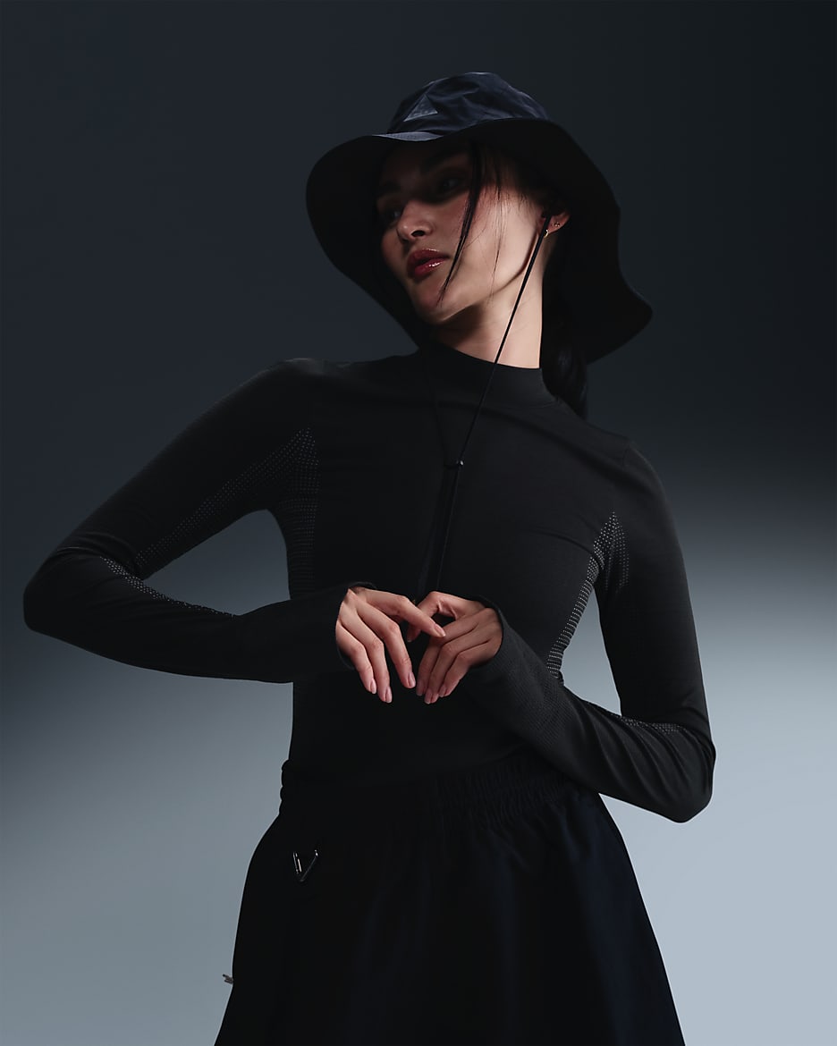 Nike ACG Dri-FIT ADV 女子速干长袖上衣 - 黑/冷灰