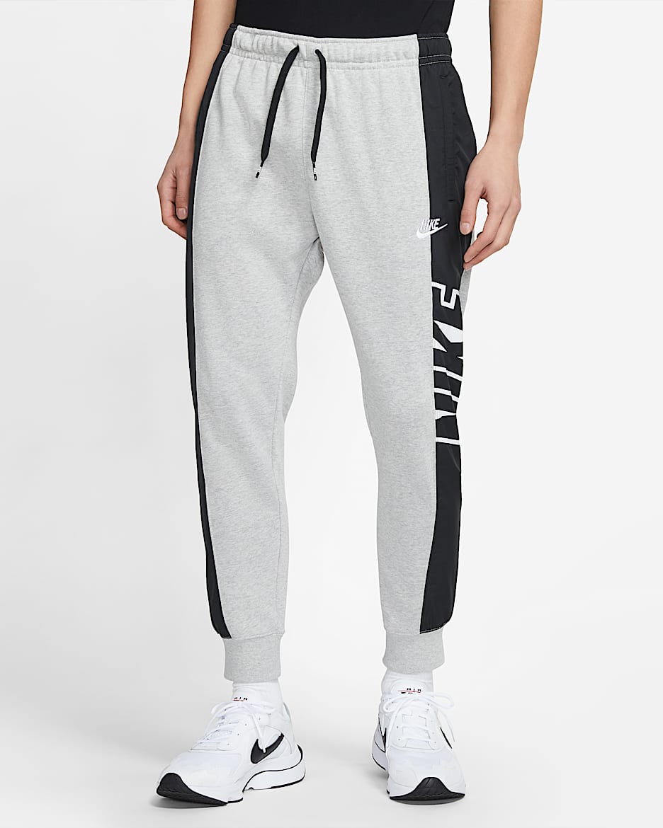 Nike Sportswear 男子长裤 - 麻灰/黑/白色