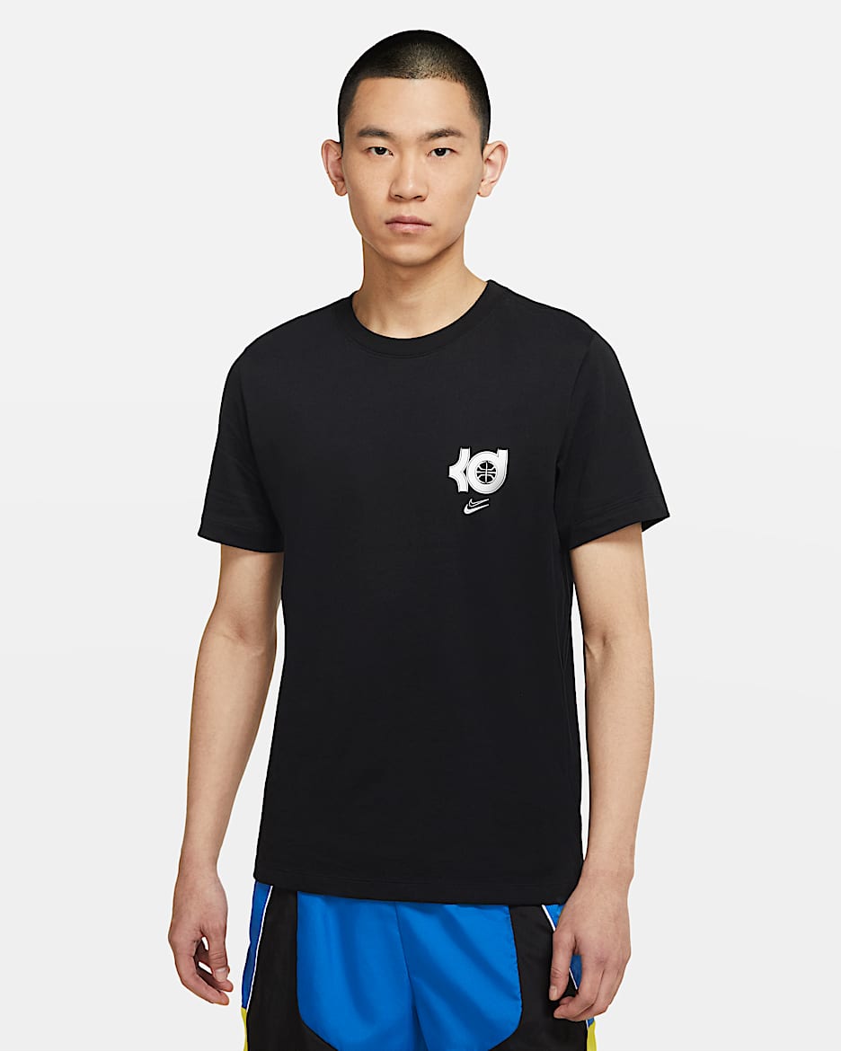 Nike Dri-FIT KD Logo 男子篮球T恤 - 黑