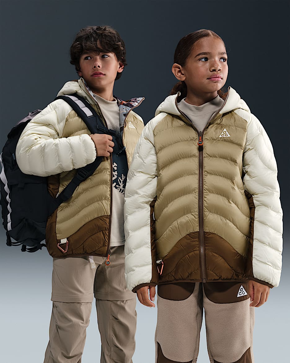 Nike ACG Therma-FIT ADV 大童夹克 - 浅卡其/杏茶色/苔木棕色/山峰白