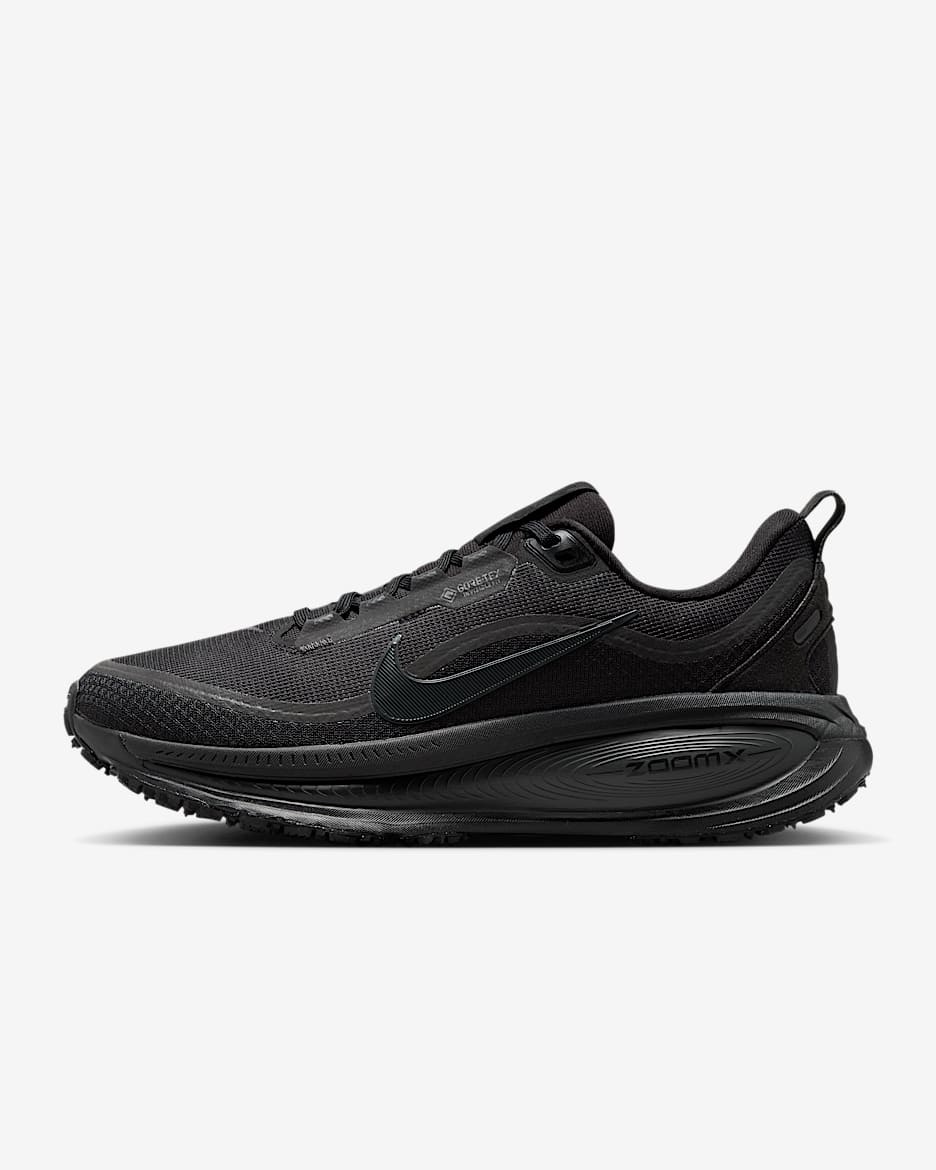 Nike Vomero 18 GORE-TEX 耐克迈柔女子反光装饰防水公路跑步鞋 - 黑/煤黑