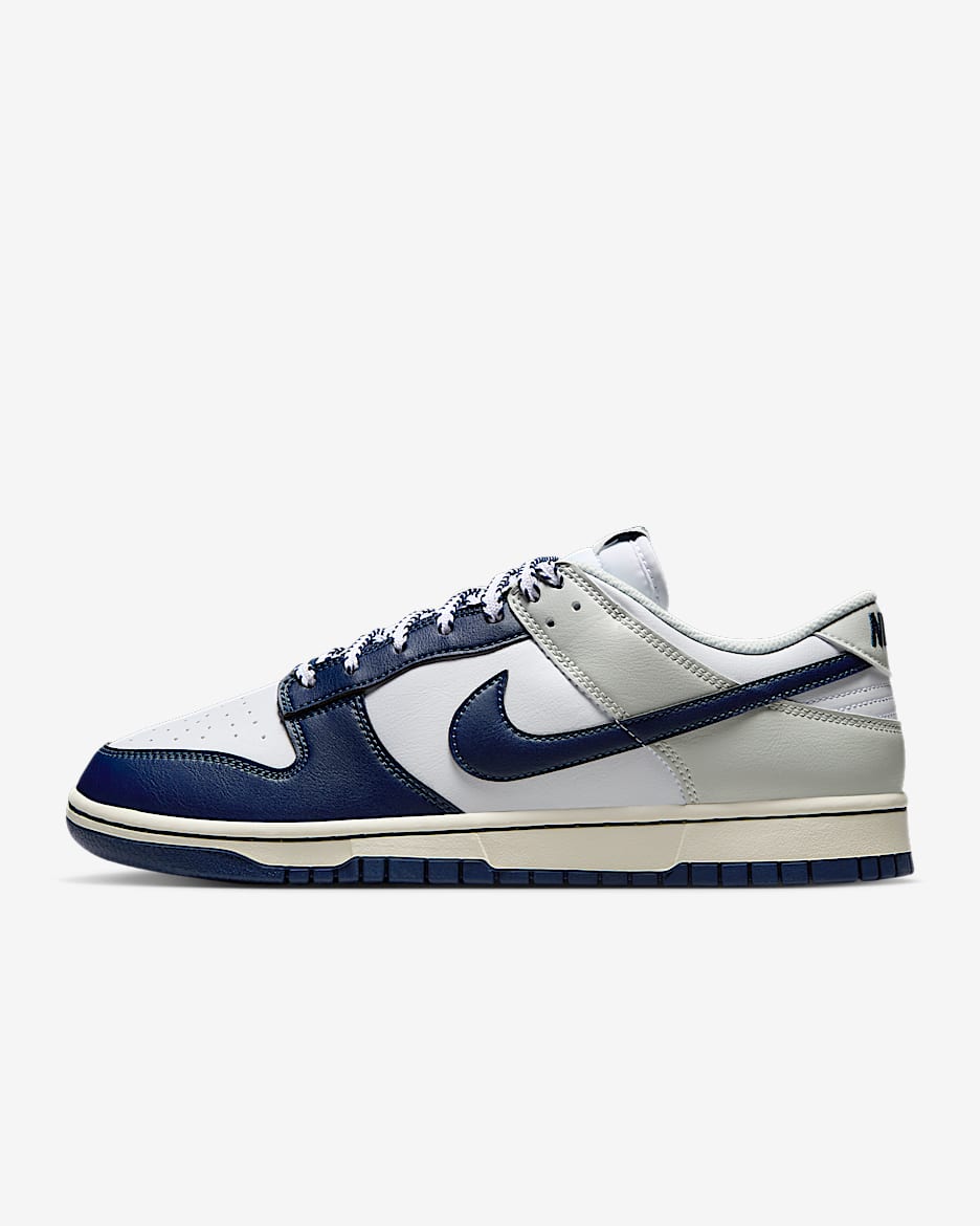 Nike Dunk Low Retro 男子运动鞋 - 白色/尘光子色/椰奶色/深藏青