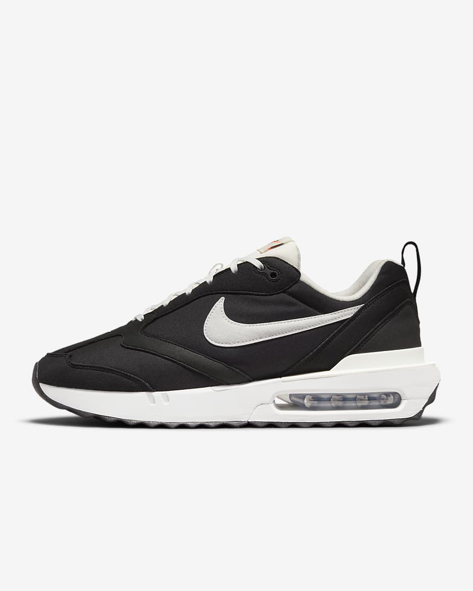 Nike Air Max Dawn 男子运动鞋 - 黑/金属银/荷兰橙/山峰白
