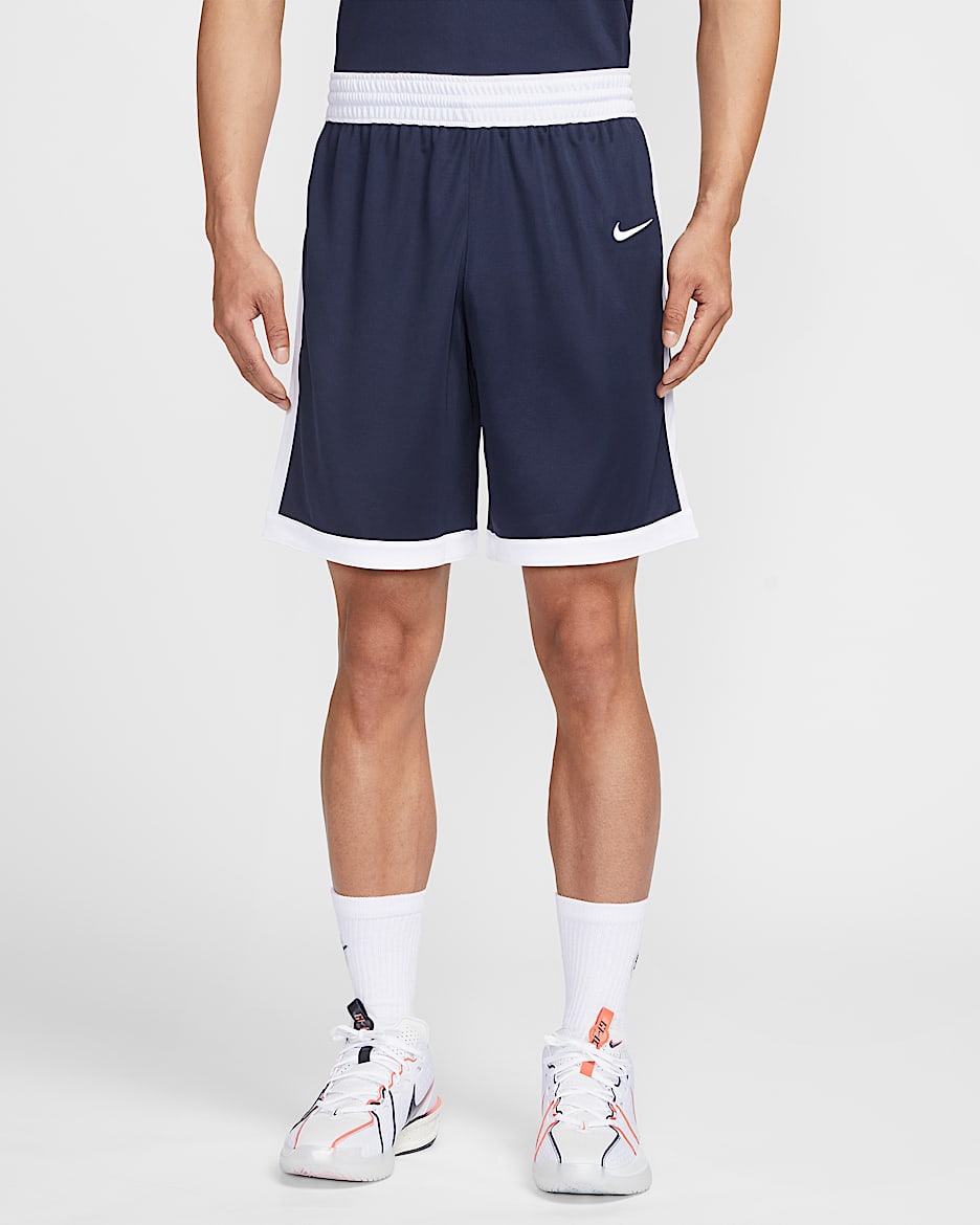 Nike Dri-FIT Stock Crossover 男子速干短裤 - 黑曜石色