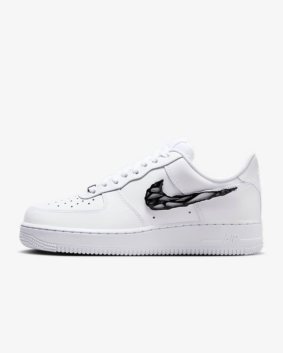 Nike Air Force 1 '07 LX 女子空军一号运动鞋 - 白色/白色/白色/黑