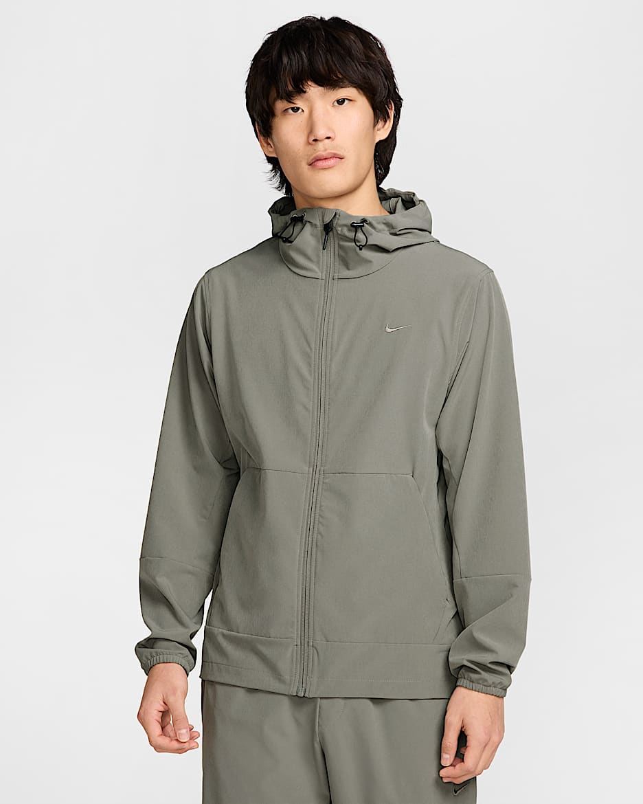 Nike Repel Unlimited 男子拒水连帽百搭夹克 - 浅军绿/黑/浅军绿