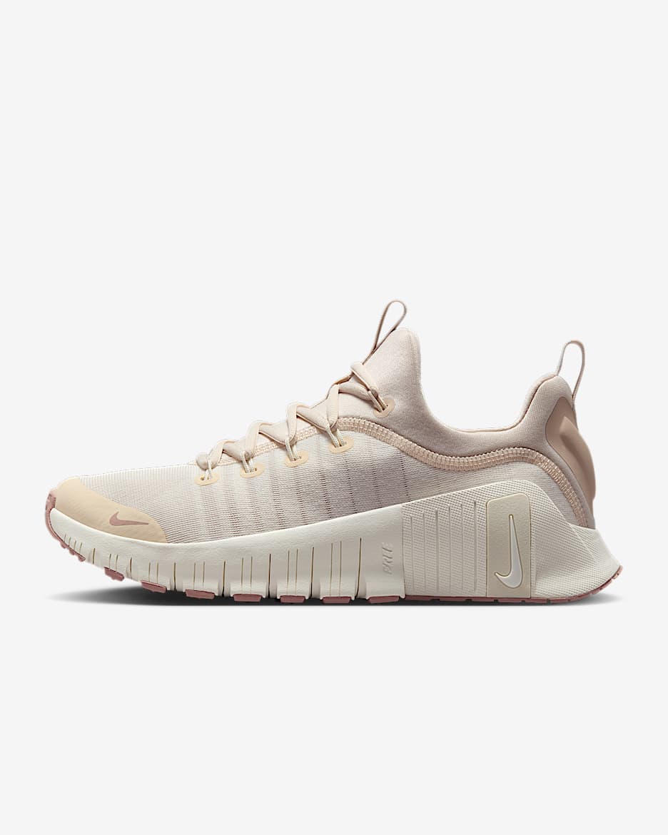 Nike Free Metcon 6 女子训练鞋 - 珍珠灰/珍珠白/帆白/微粒粉