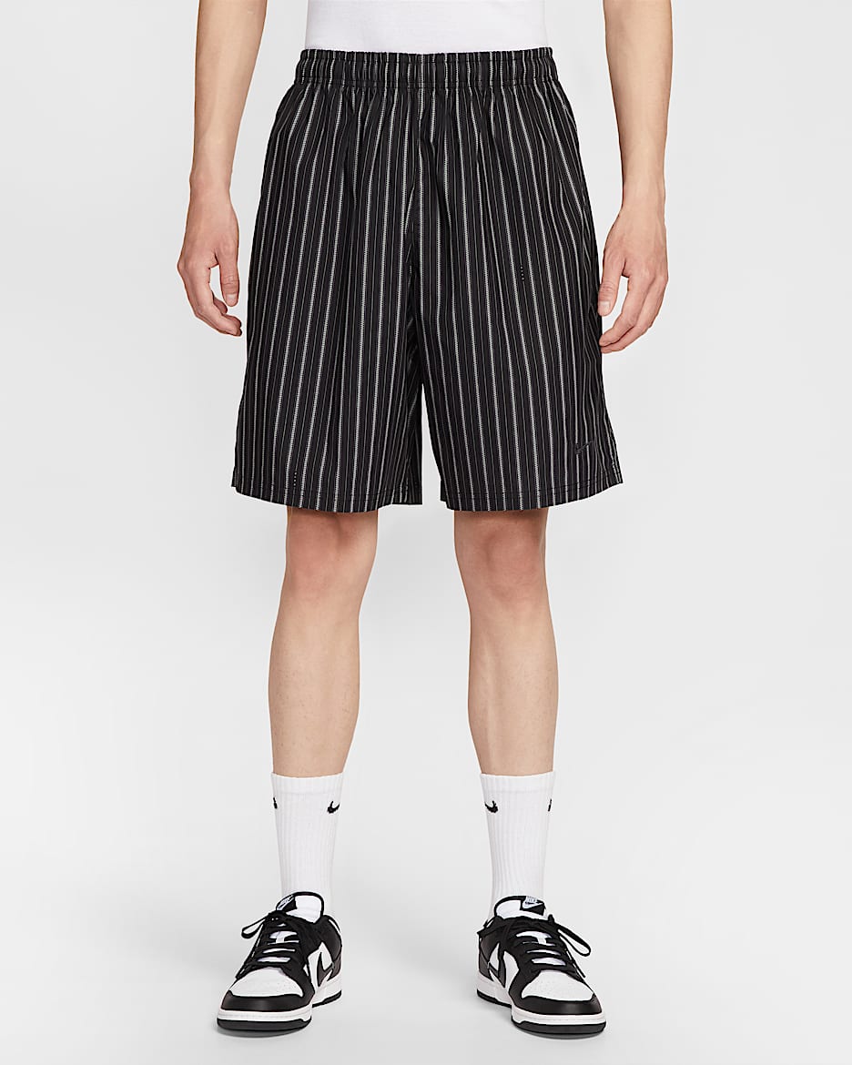 Nike Sportswear 男子印花梭织短裤 - 黑