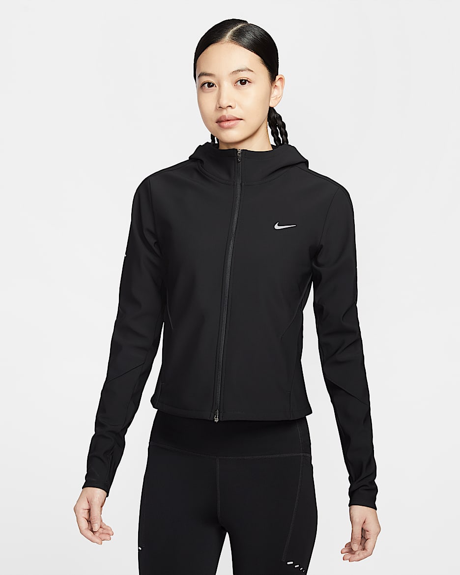 Nike Swift Therma-FIT 女子修身加绒里料跑步夹克 - 黑