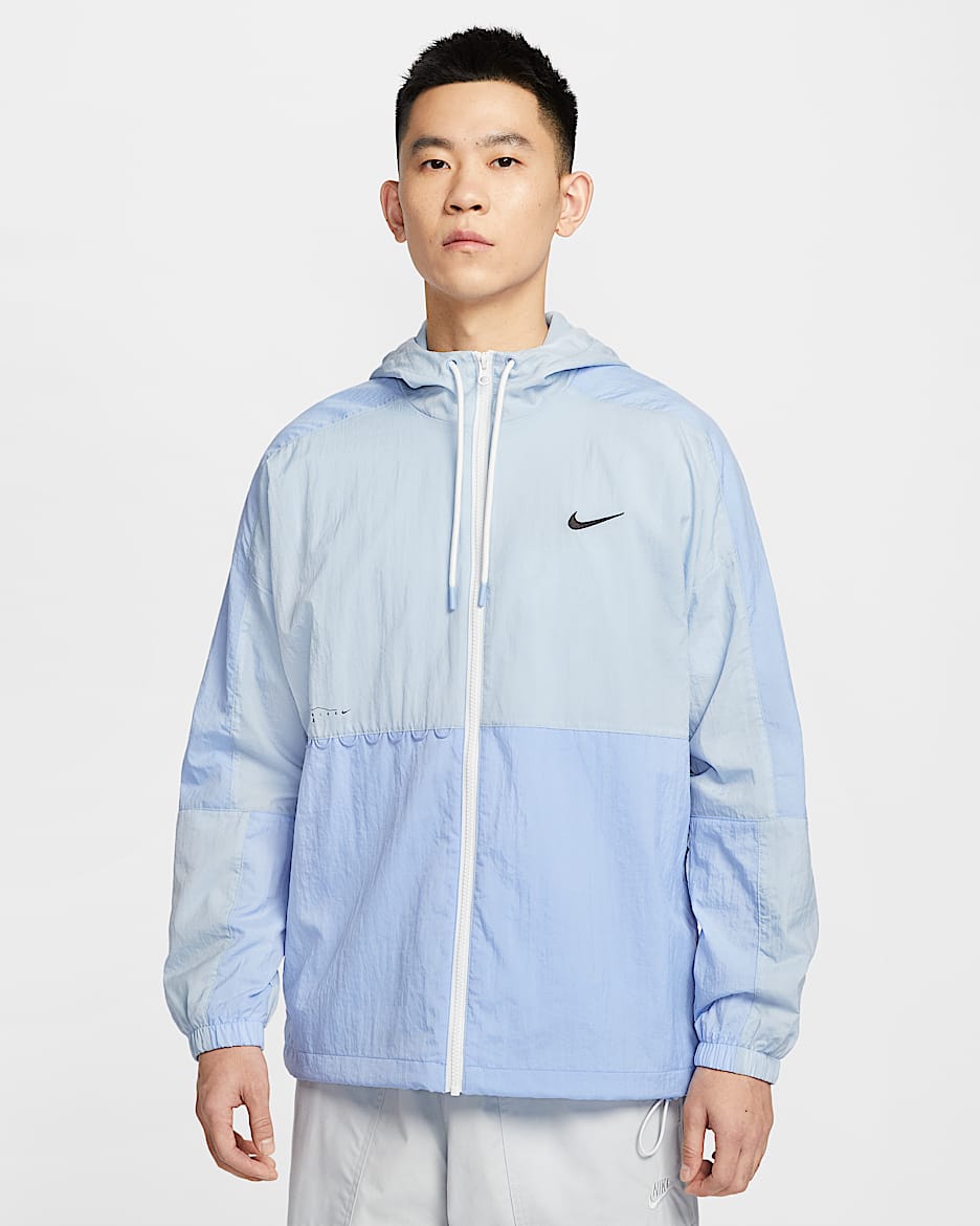 Nike Sportswear 男子轻便型梭织夹克 - 浅军械蓝