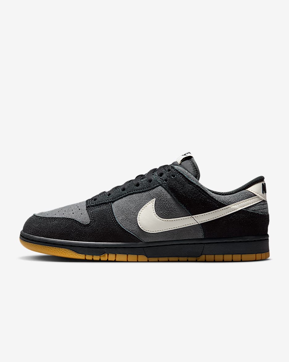 Nike Dunk Low Retro SE 男子运动鞋板鞋 - 黑/煤黑/橡皮浅褐/淡象牙白