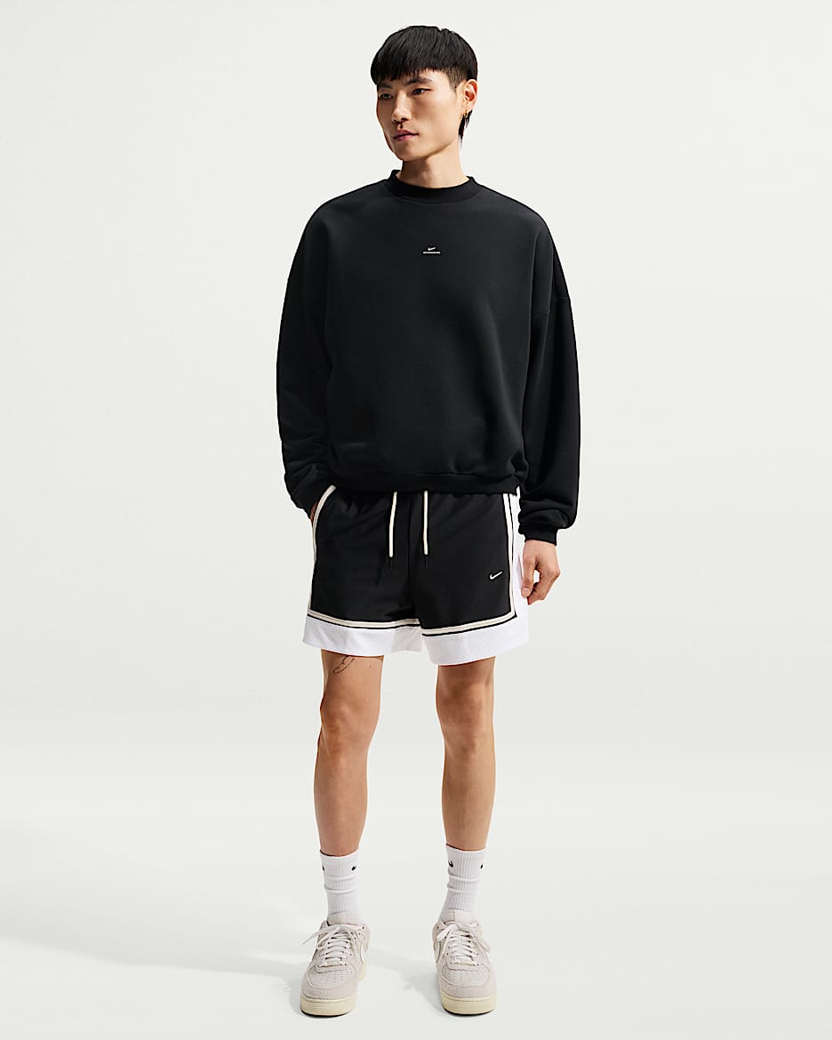 Nike Standard Issue Dri-FIT 耐克篮球小标系列男子速干短裤 - 黑/白色/淡象牙白/淡象牙白