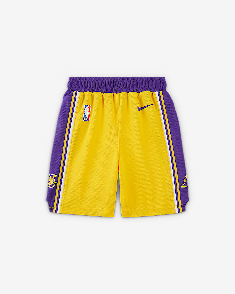 洛杉矶湖人队 Icon Edition Nike NBA 婴童短裤 - 阿马里洛黄