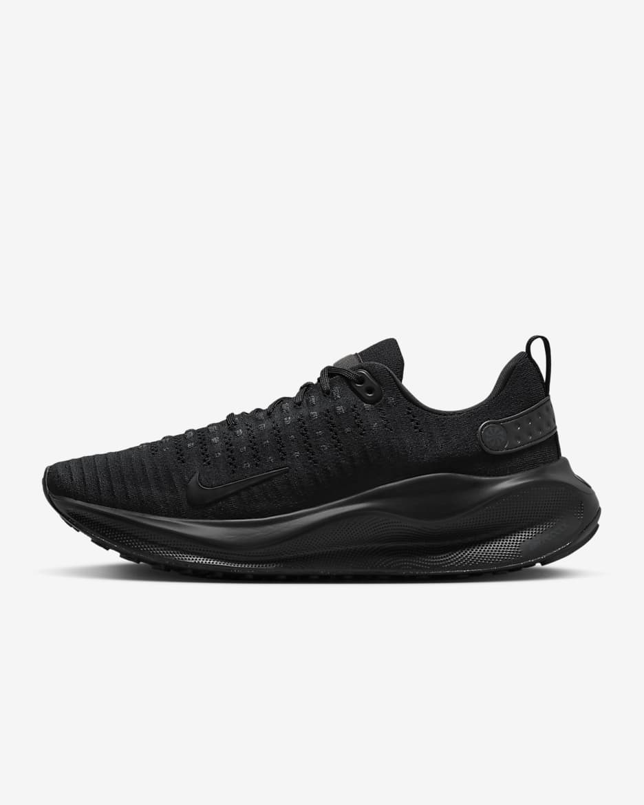 Nike InfinityRN 4 男子公路跑步鞋 - 黑/煤黑/黑