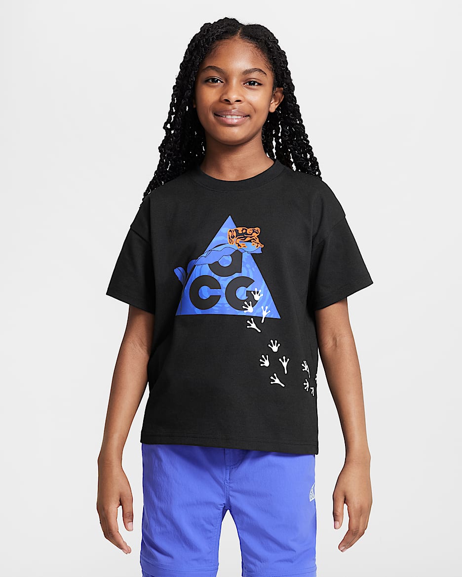 Nike ACG Dri-FIT 大童速干T恤 - 黑