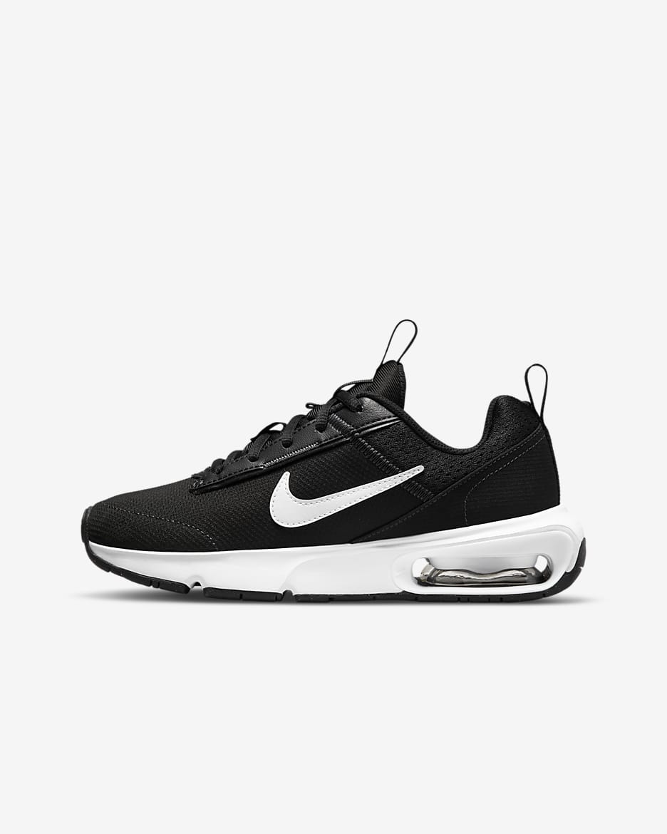 Nike Air Max INTRLK Lite 大童运动鞋 - 黑/煤黑/狼灰/白色