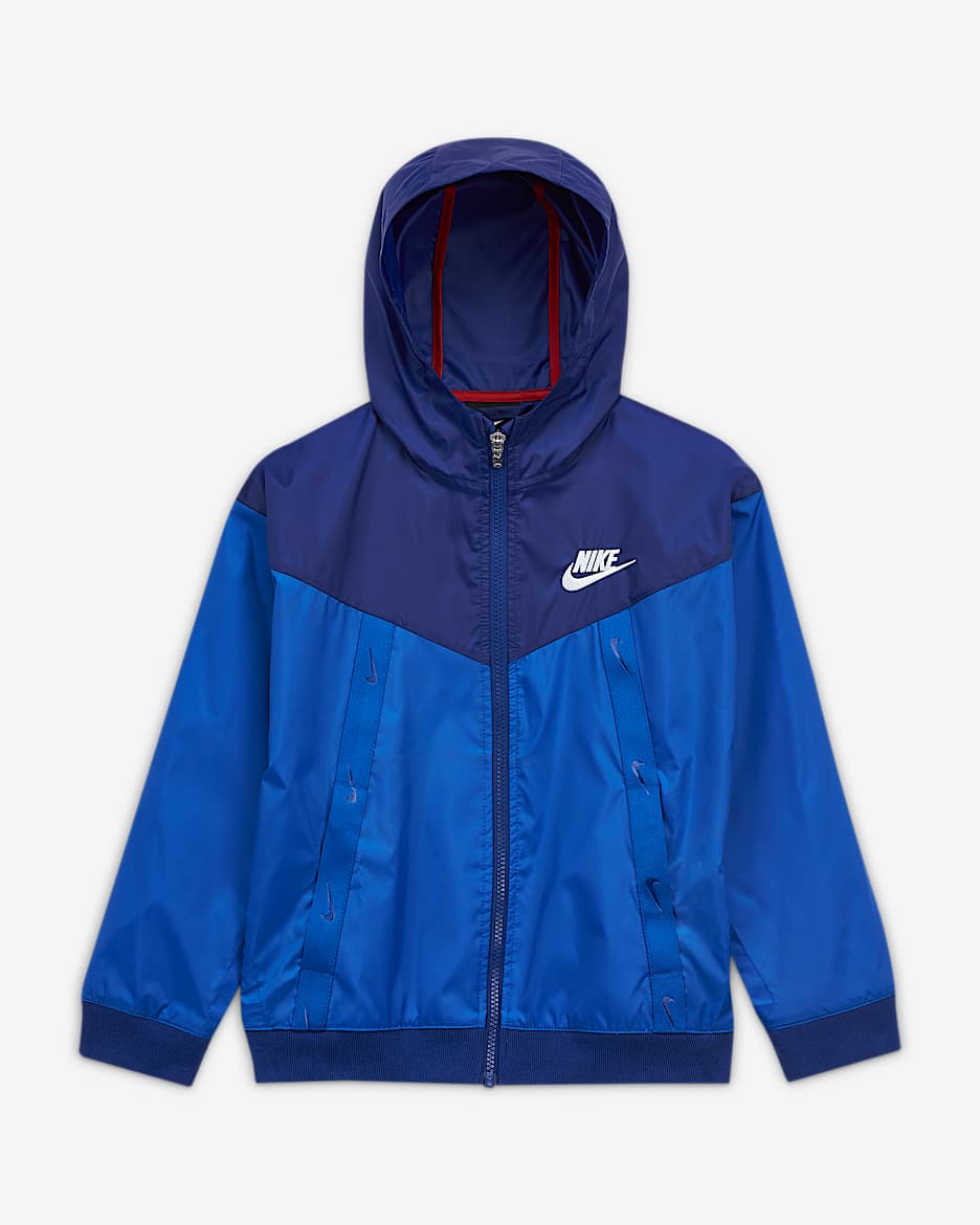Nike Sportswear Windrunner 大童夹克 - 游戏宝蓝/深宝蓝/黑