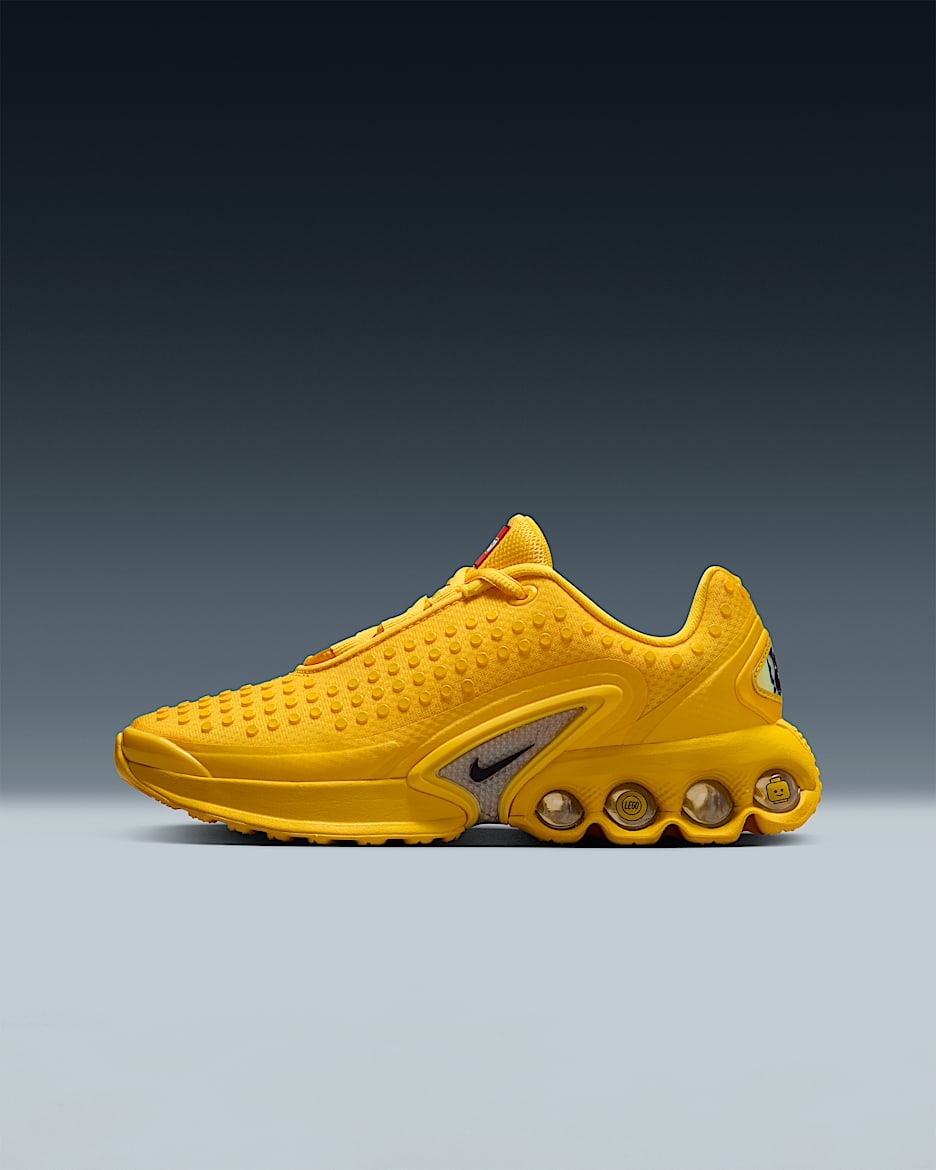 Nike Air Max Dn x LEGO® Collection 大童运动鞋 - 旅行黄/荧光黄/灯草红/黑