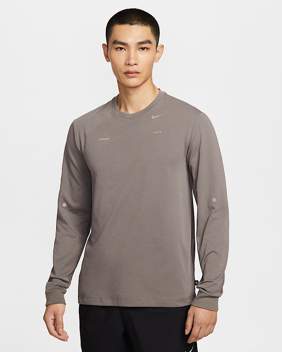 Nike Primary Dri-FIT 男子速干长袖上衣 - 洞穴石色