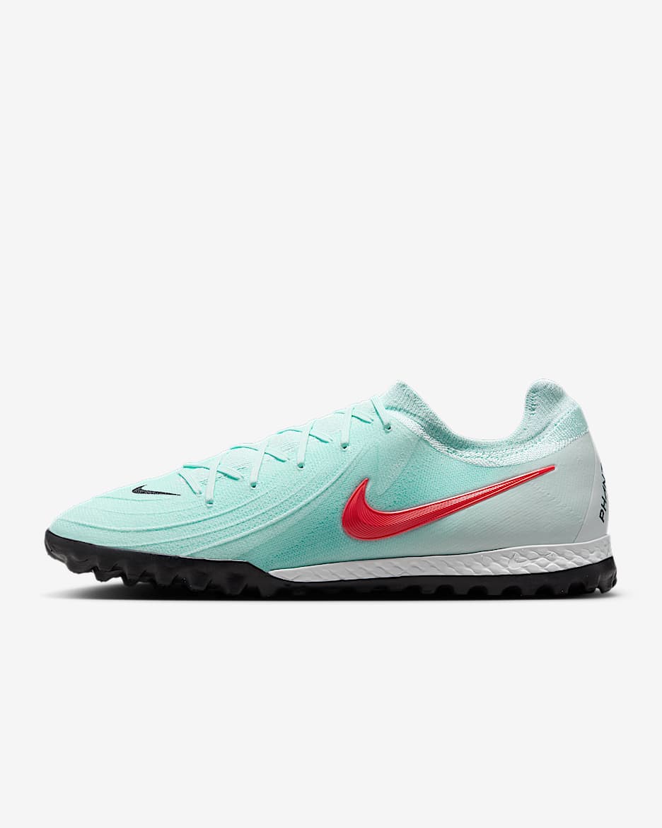 Nike Phantom GX 2 Pro 耐克暗煞系列人造场地低帮足球鞋 - 薄荷绿/灰黑/原子红