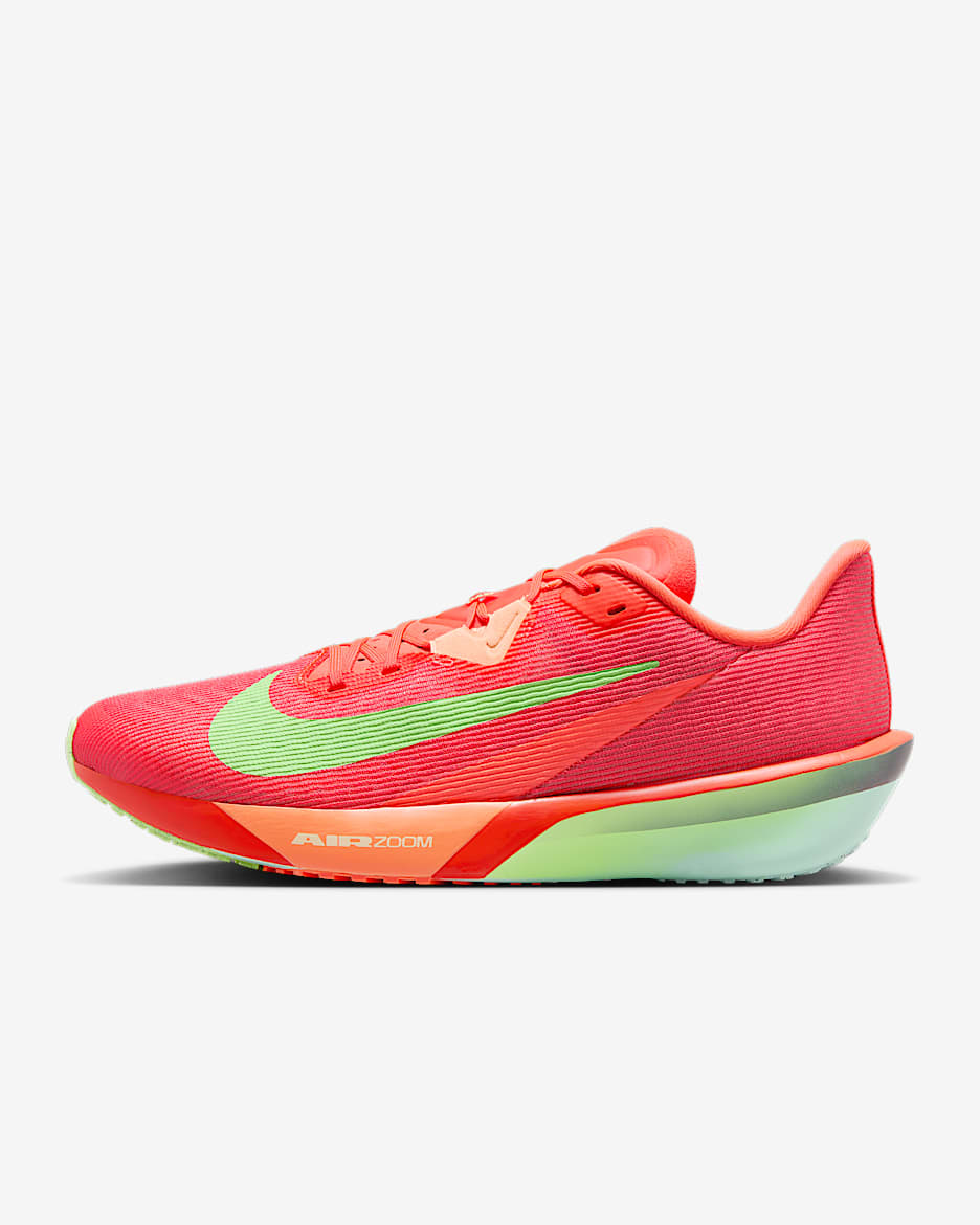 Nike Zoom Rival Fly 4 男子公路竞速跑步鞋 - 亮深红/超级橙/泡沫薄荷绿/黑紫