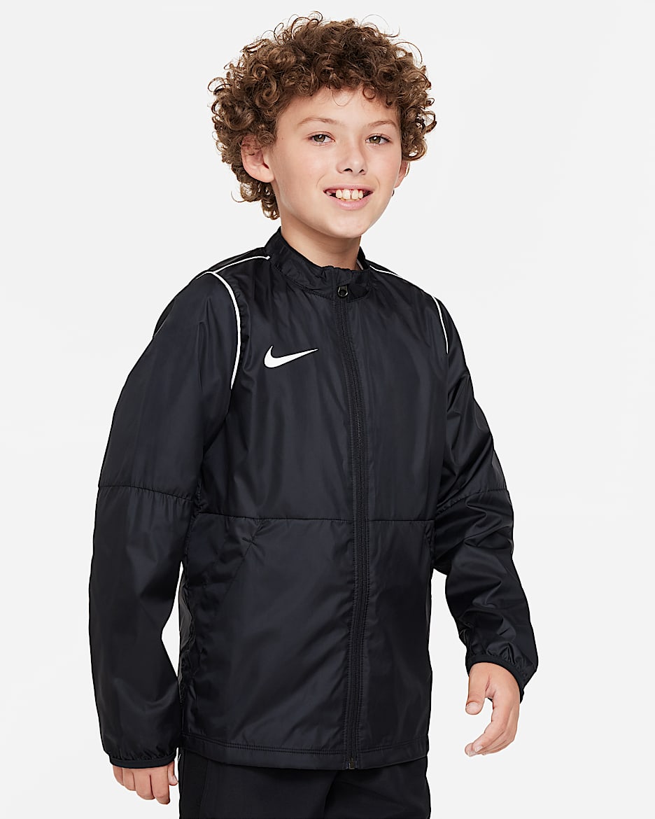 Nike Repel Park20 大童足球防泼水夹克 - 黑/白色/白色