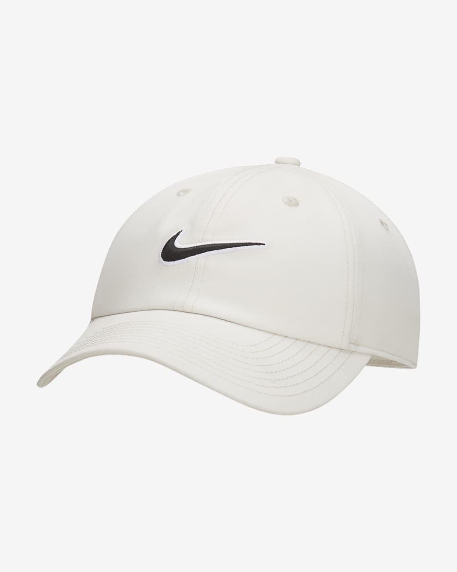 Nike Club 软顶耐克勾运动帽 - 浅骨色/黑