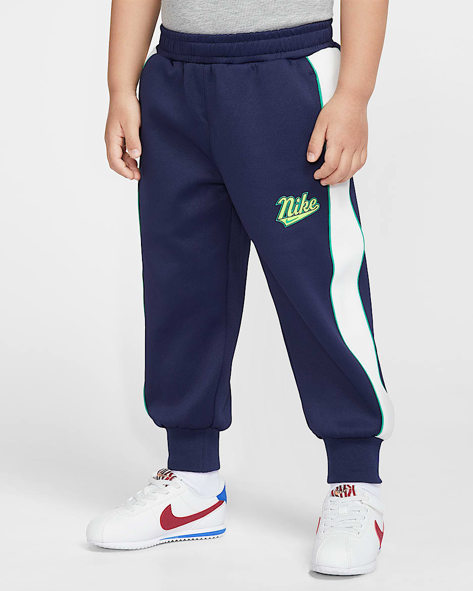 Nike 幼童珠地针织长裤 - 深藏青