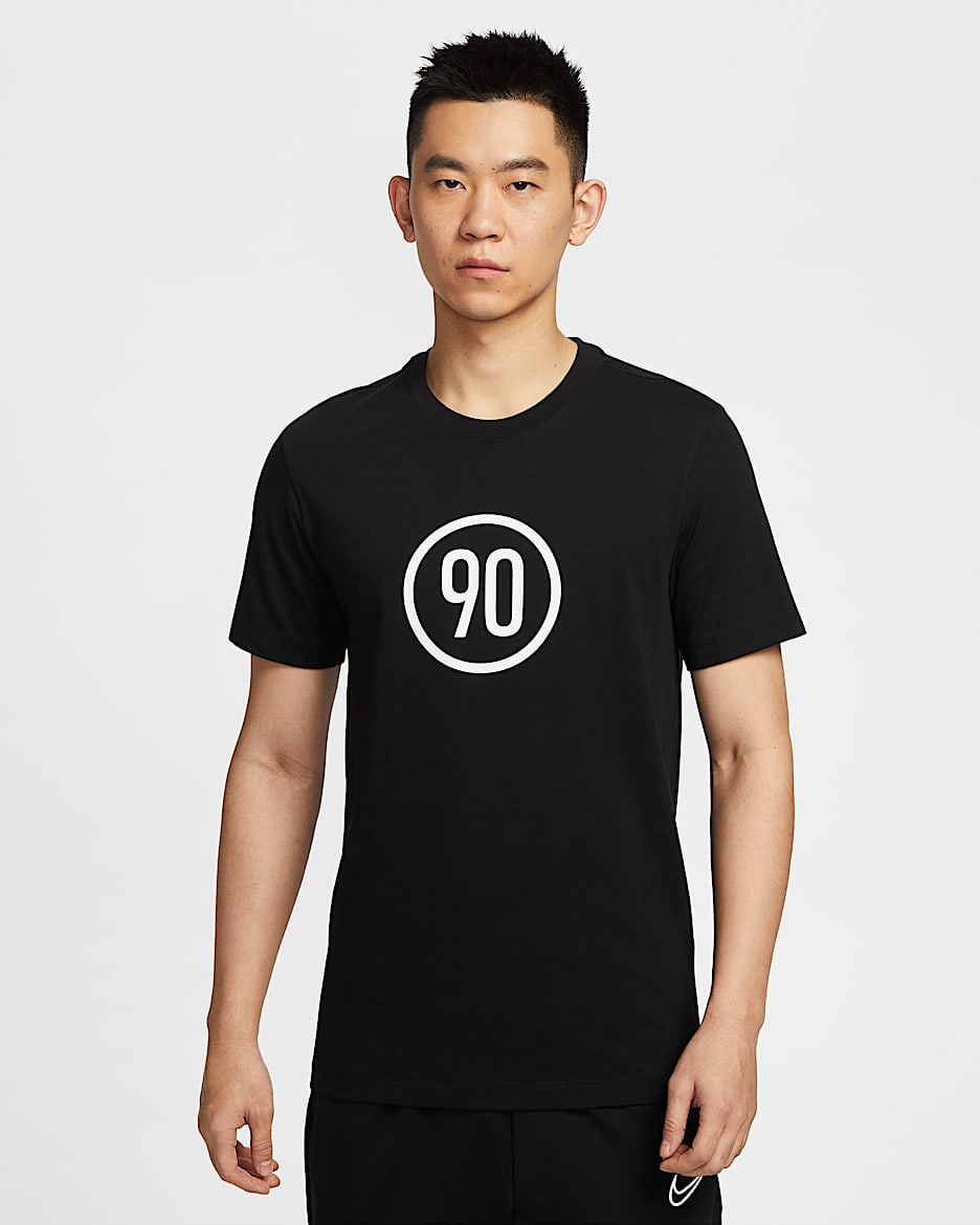Nike Total 90 男子足球T恤 - 黑
