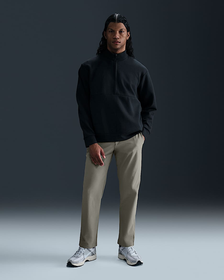 Nike 24.7 PerfectStretch Dri-FIT 男子防晒速干直筒长裤 - 浅军绿/黑/钢绿