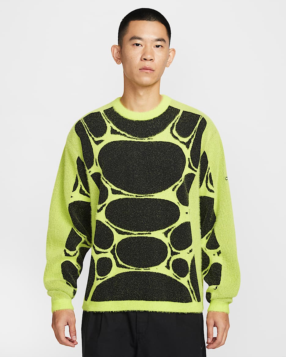 Nike Project F.R.O.G. Jelly Cage 男子毛衣 - 黑/奶白 II/荧光冰黄